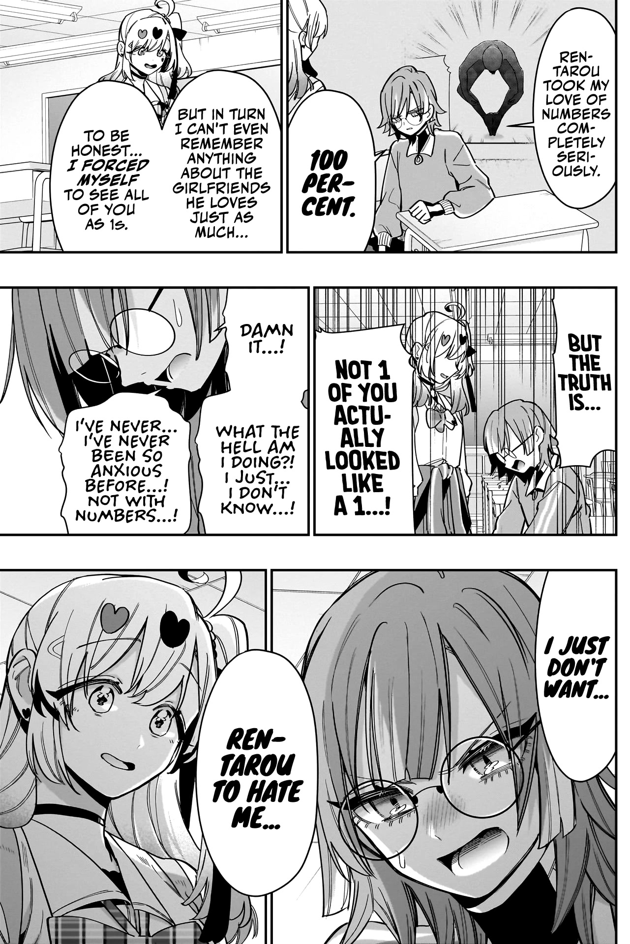 The 100 Girlfriends Who Really, Really, Really, Really, Really Love You Chapter 124 page 9 - Chapter 124: 1 and 1 in Year 1 Class 1