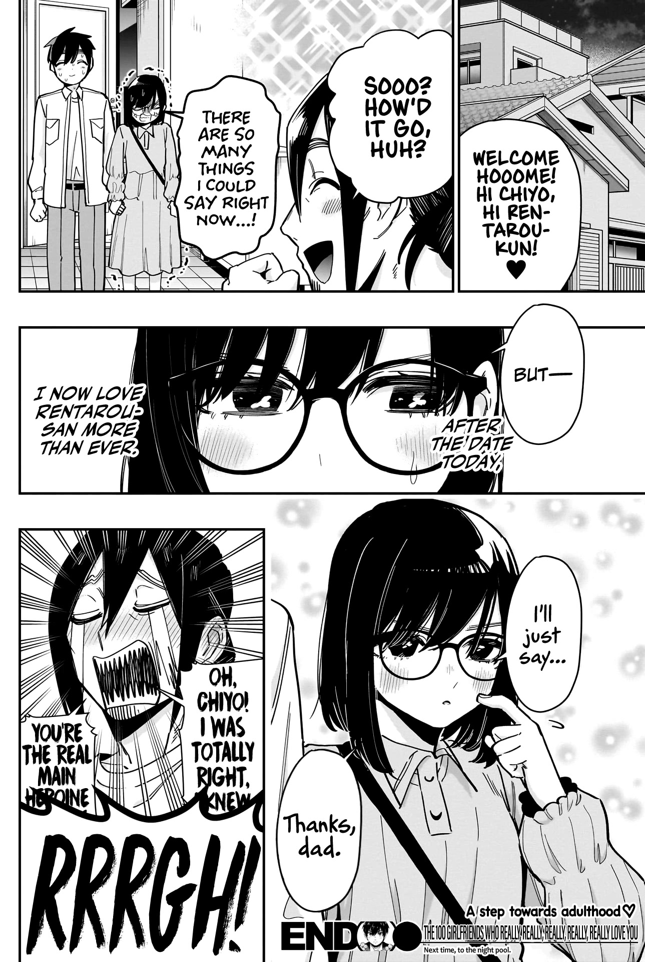 The 100 Girlfriends Who Really, Really, Really, Really, Really Love You Chapter 126 page 22 - Chapter 126: An Adult Date with Chiyo-chan