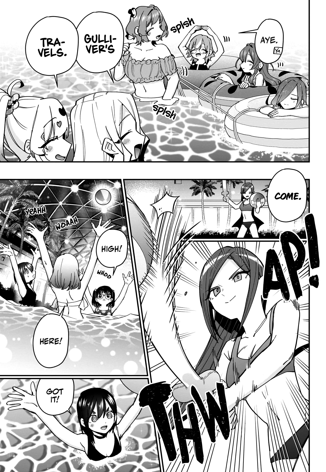 The 100 Girlfriends Who Really, Really, Really, Really, Really Love You Chapter 127 page 12 - Chapter 127: Night-pool
