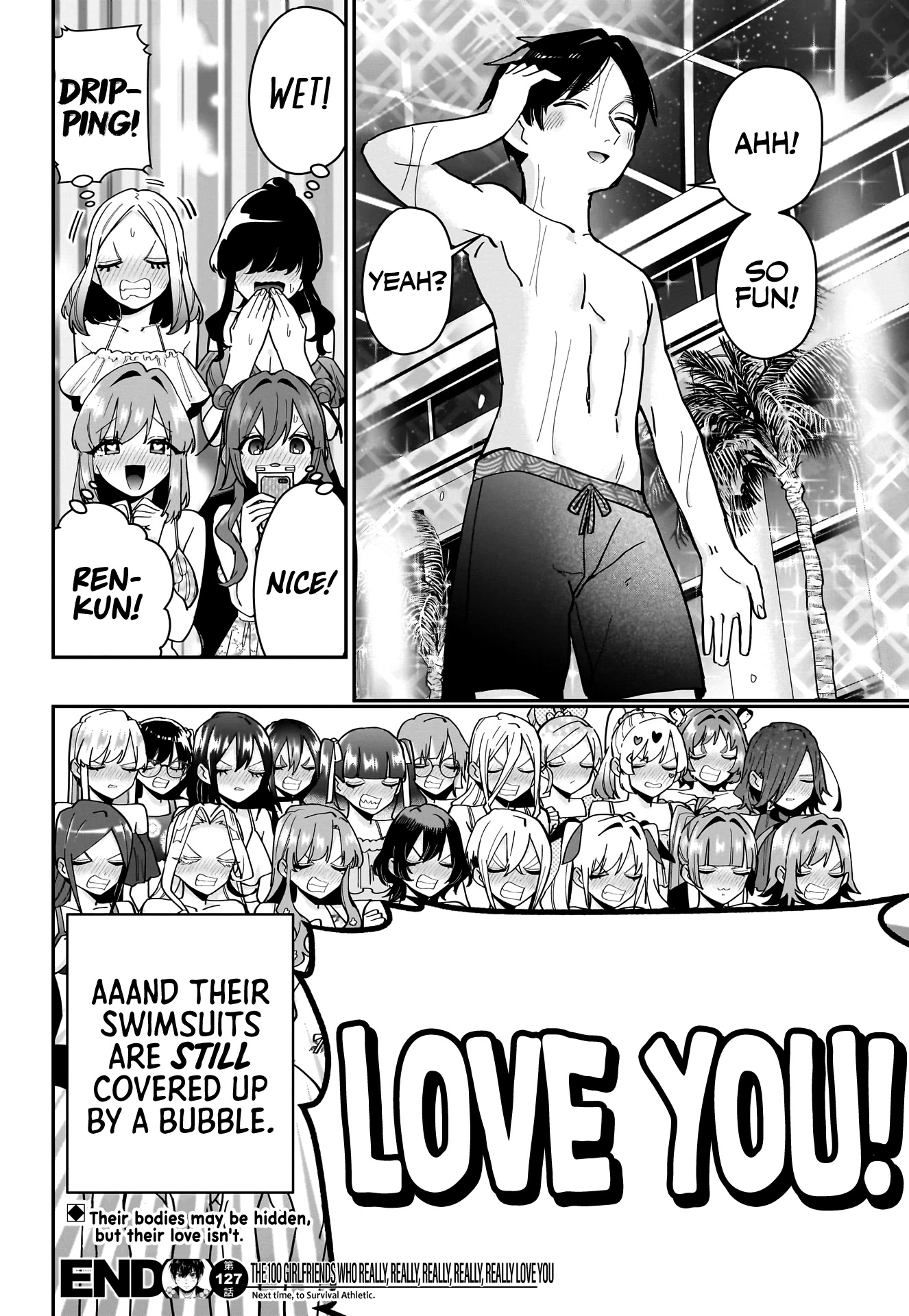 The 100 Girlfriends Who Really, Really, Really, Really, Really Love You Chapter 127 page 20 - Chapter 127: Night-pool