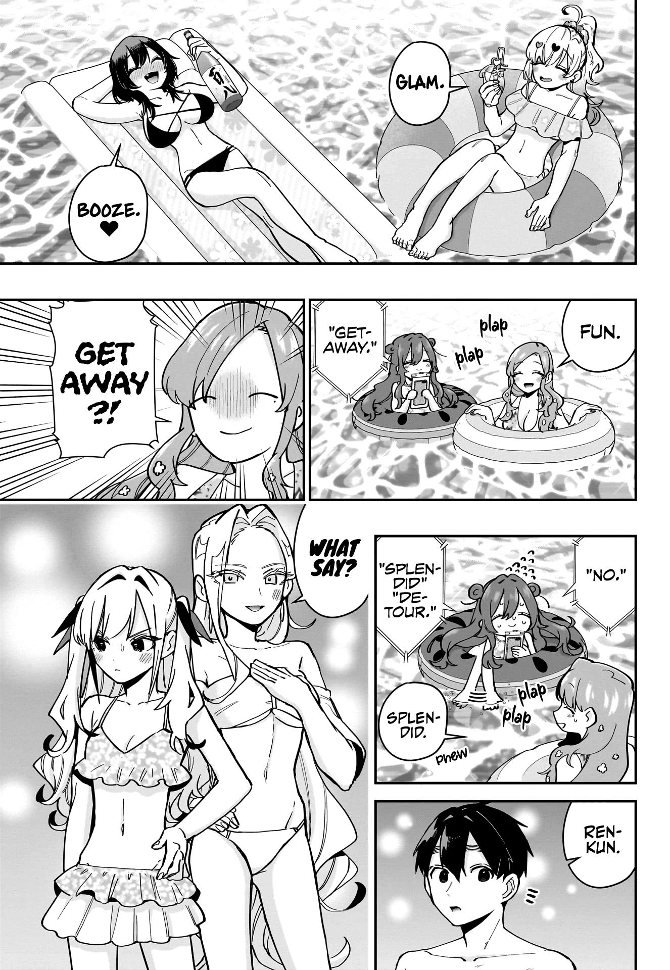 The 100 Girlfriends Who Really, Really, Really, Really, Really Love You Chapter 127 page 4 - Chapter 127: Night-pool