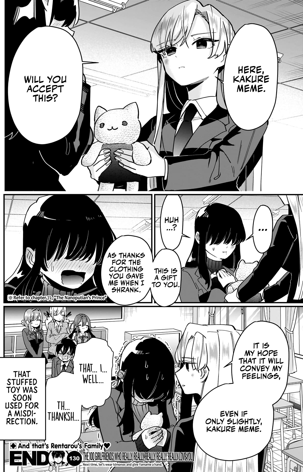 The 100 Girlfriends Who Really, Really, Really, Really, Really Love You Chapter 130 page 25 - Chapter 130: Rentarou's Family's Daily Life (Part Two)