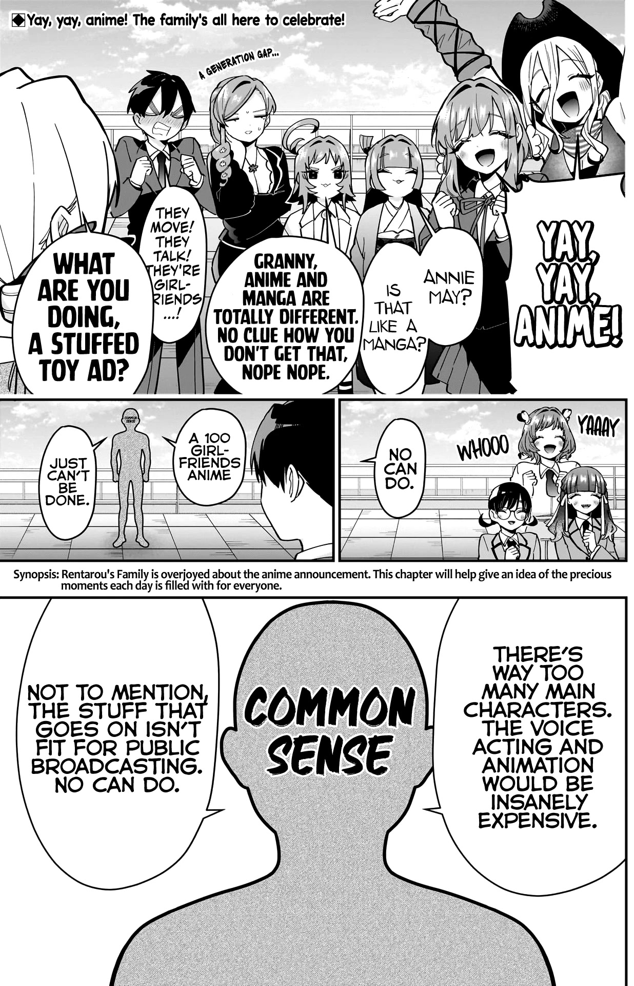 The 100 Girlfriends Who Really, Really, Really, Really, Really Love You Chapter 130 page 4 - Chapter 130: Rentarou's Family's Daily Life (Part Two)