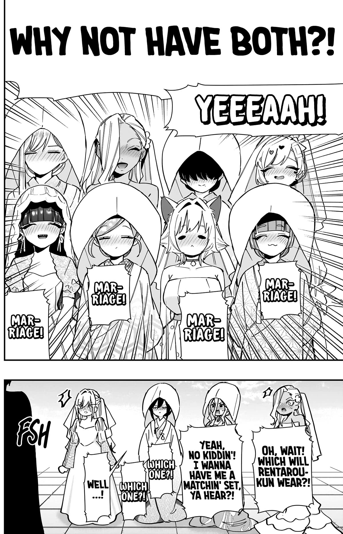 The 100 Girlfriends Who Really, Really, Really, Really, Really Love You Chapter 146 page 11 - Chapter 146: And Then They All Got Married