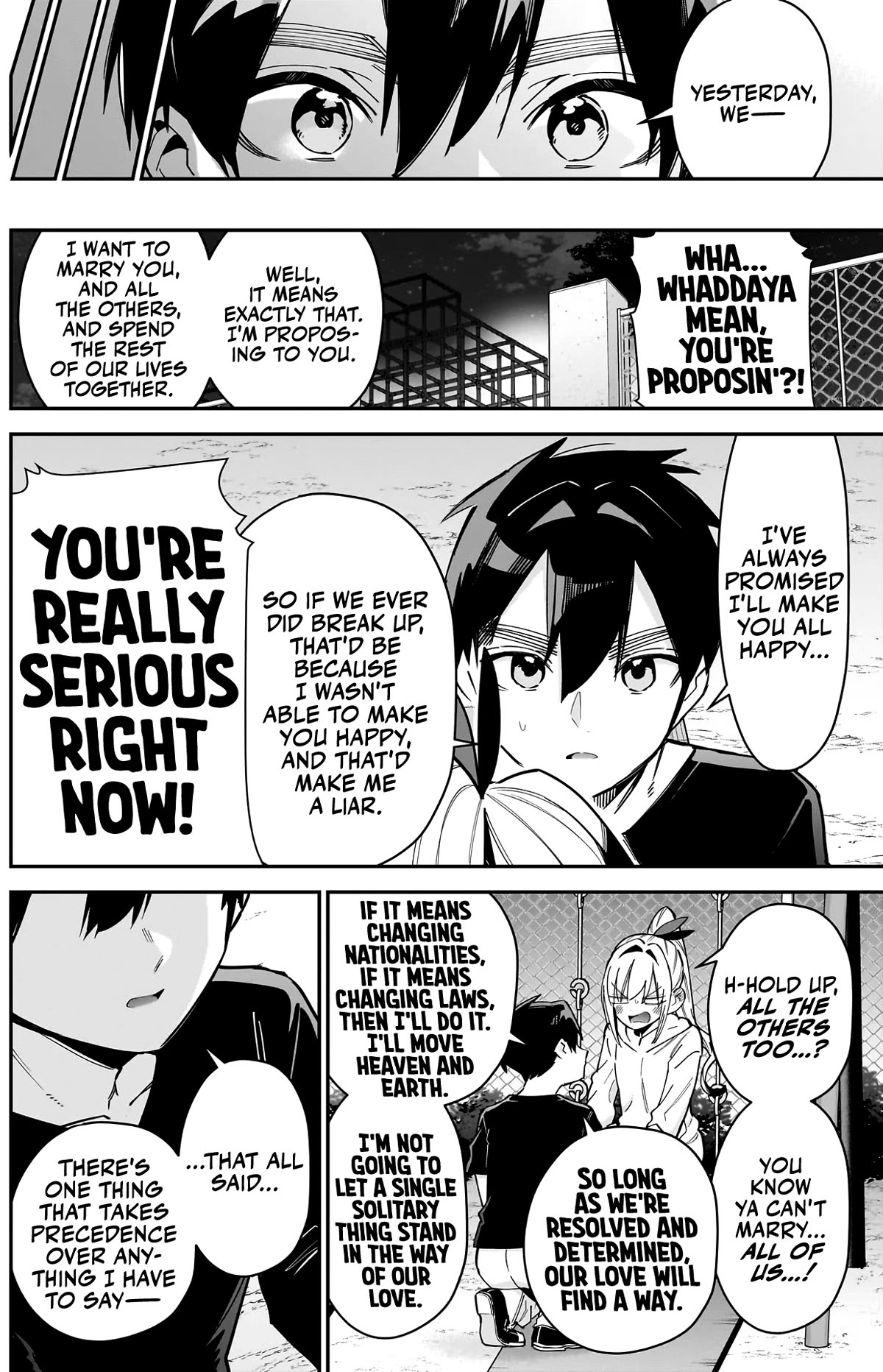 The 100 Girlfriends Who Really, Really, Really, Really, Really Love You Chapter 146 page 3 - Chapter 146: And Then They All Got Married