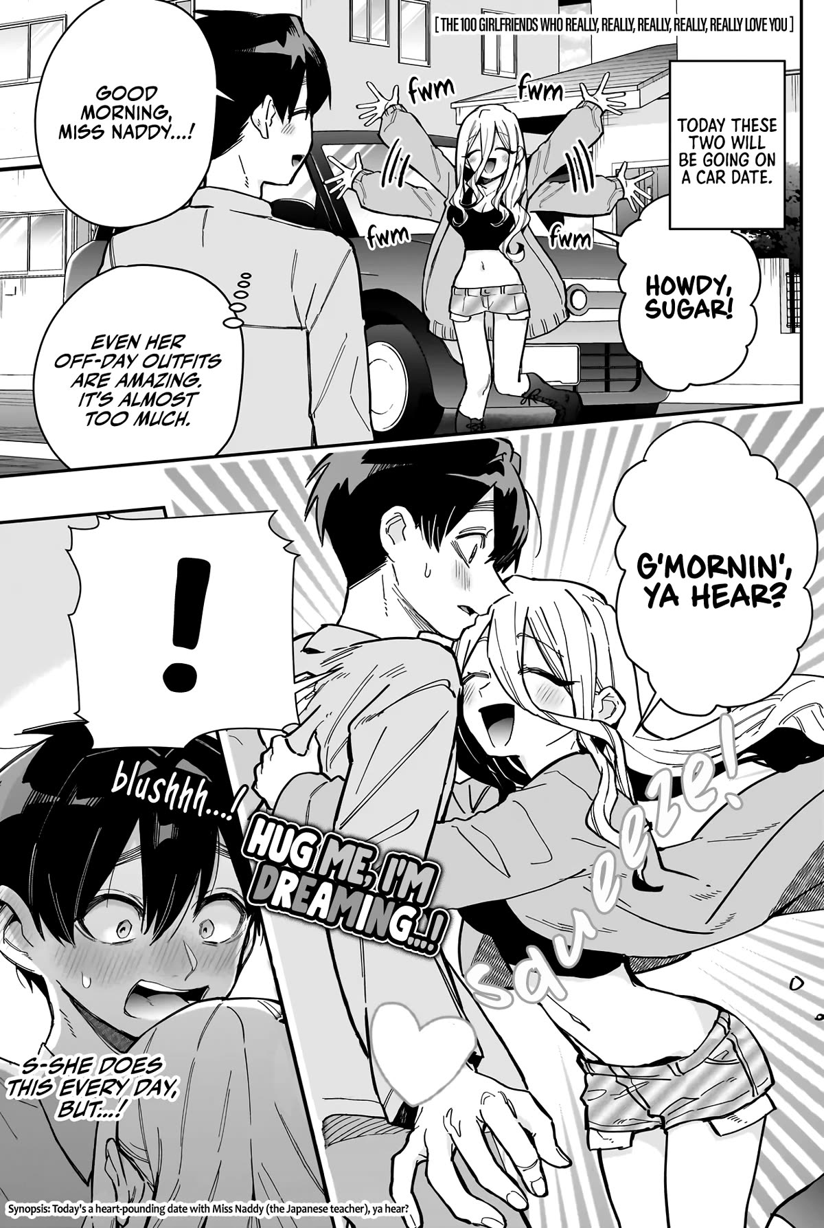 The 100 Girlfriends Who Really, Really, Really, Really, Really Love You Chapter 156 page 2 - Chapter 156: Miss Naddy's 'Murrican Hug Date