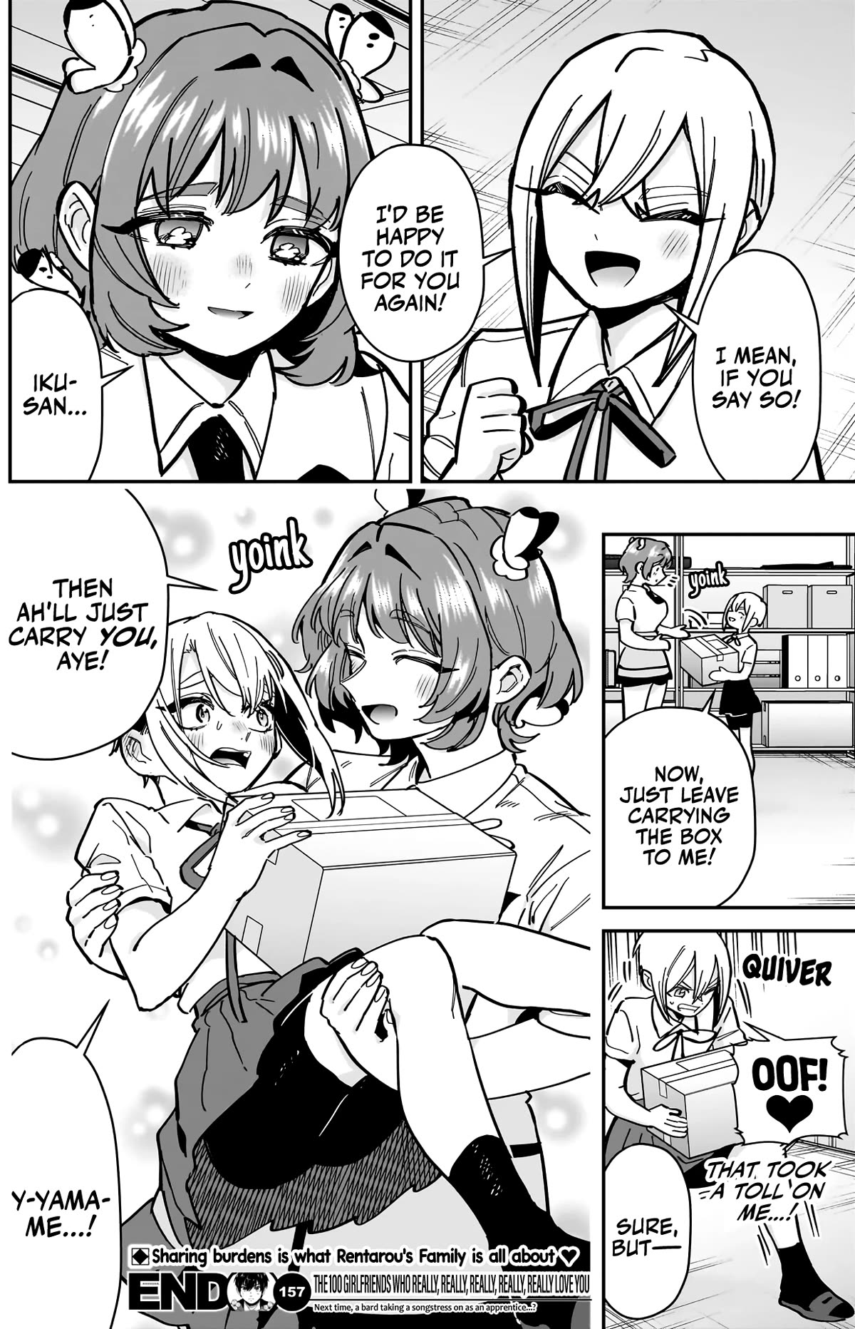 The 100 Girlfriends Who Really, Really, Really, Really, Really Love You Chapter 157 page 21 - Chapter 157: Rentarou's Family's Daily Life (Part Three)