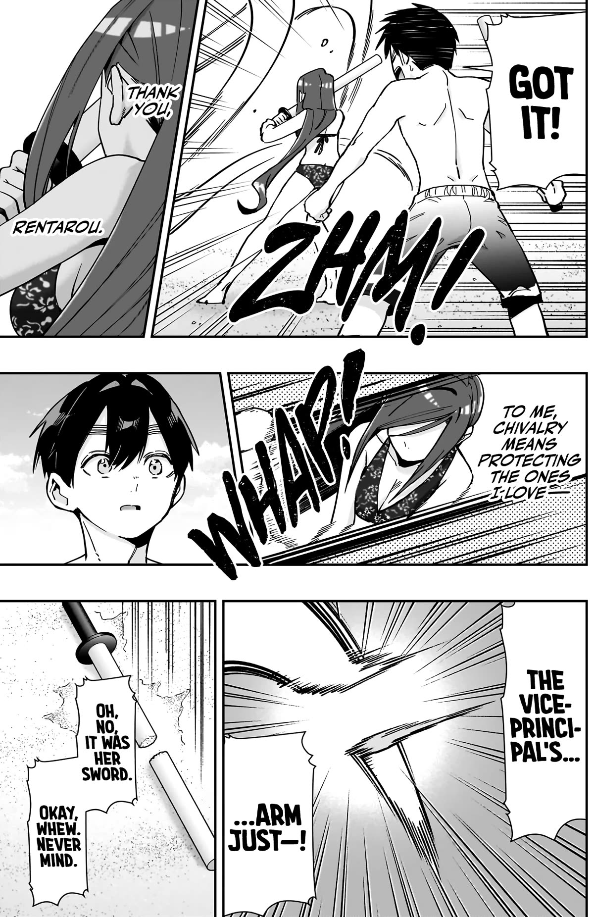The 100 Girlfriends Who Really, Really, Really, Really, Really Love You Chapter 166 page 12 - Chapter 166: The Beach Swordfighting Couple Tag Tournament