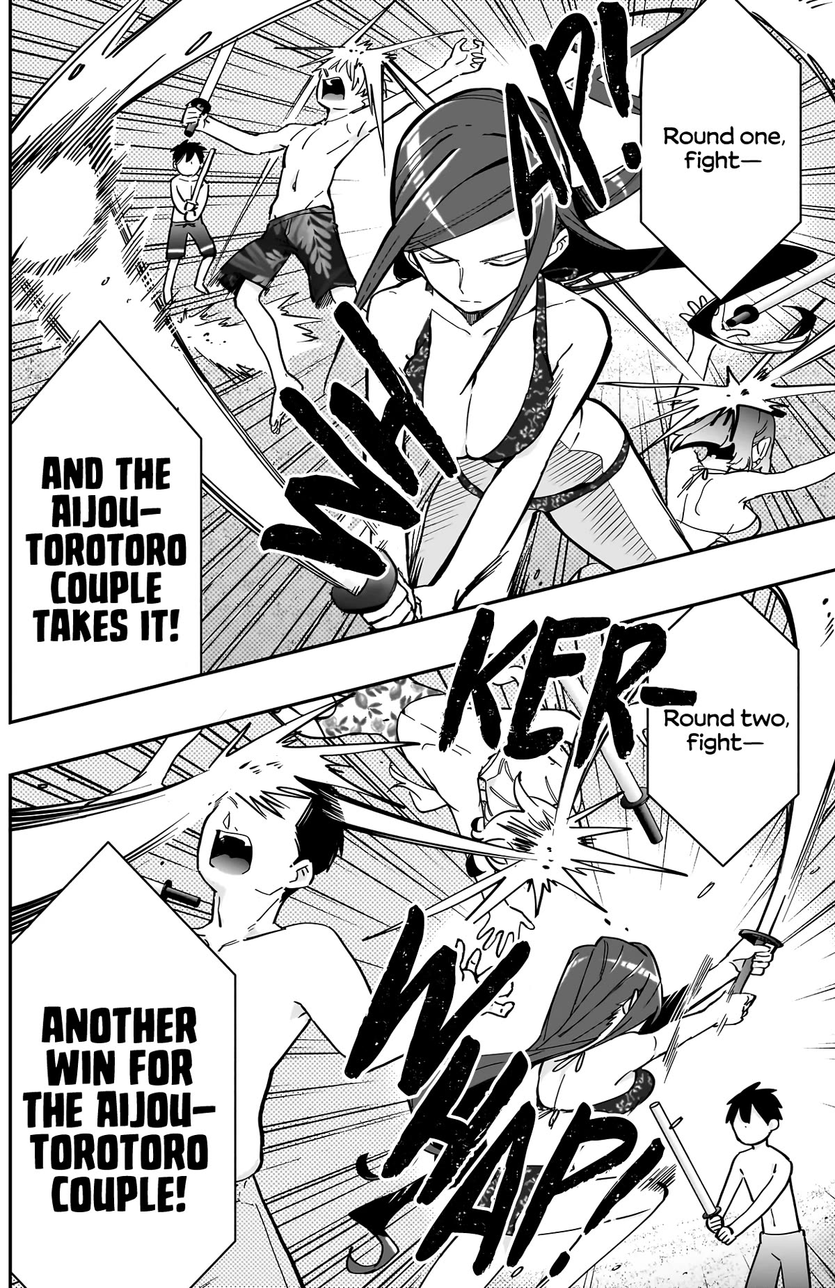 The 100 Girlfriends Who Really, Really, Really, Really, Really Love You Chapter 166 page 3 - Chapter 166: The Beach Swordfighting Couple Tag Tournament