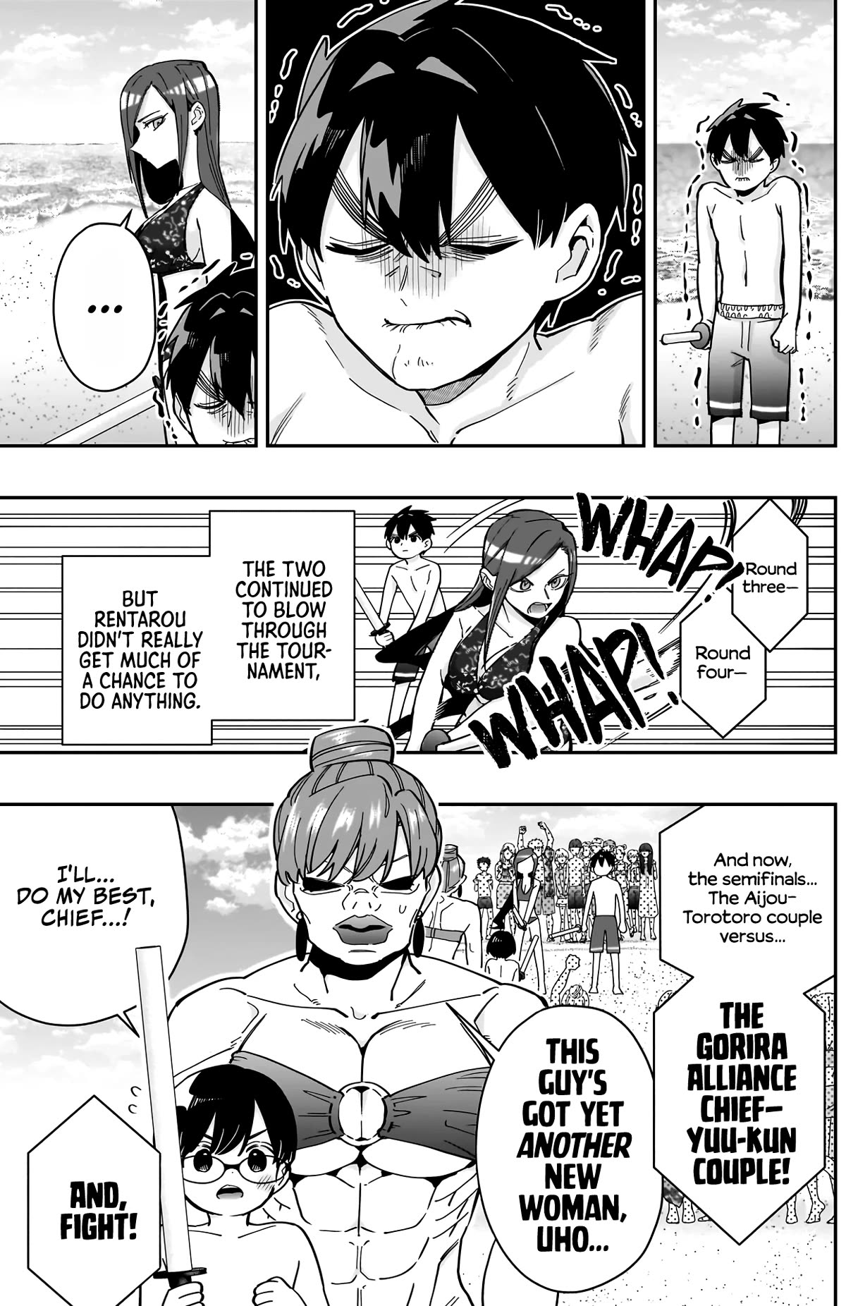 The 100 Girlfriends Who Really, Really, Really, Really, Really Love You Chapter 166 page 4 - Chapter 166: The Beach Swordfighting Couple Tag Tournament