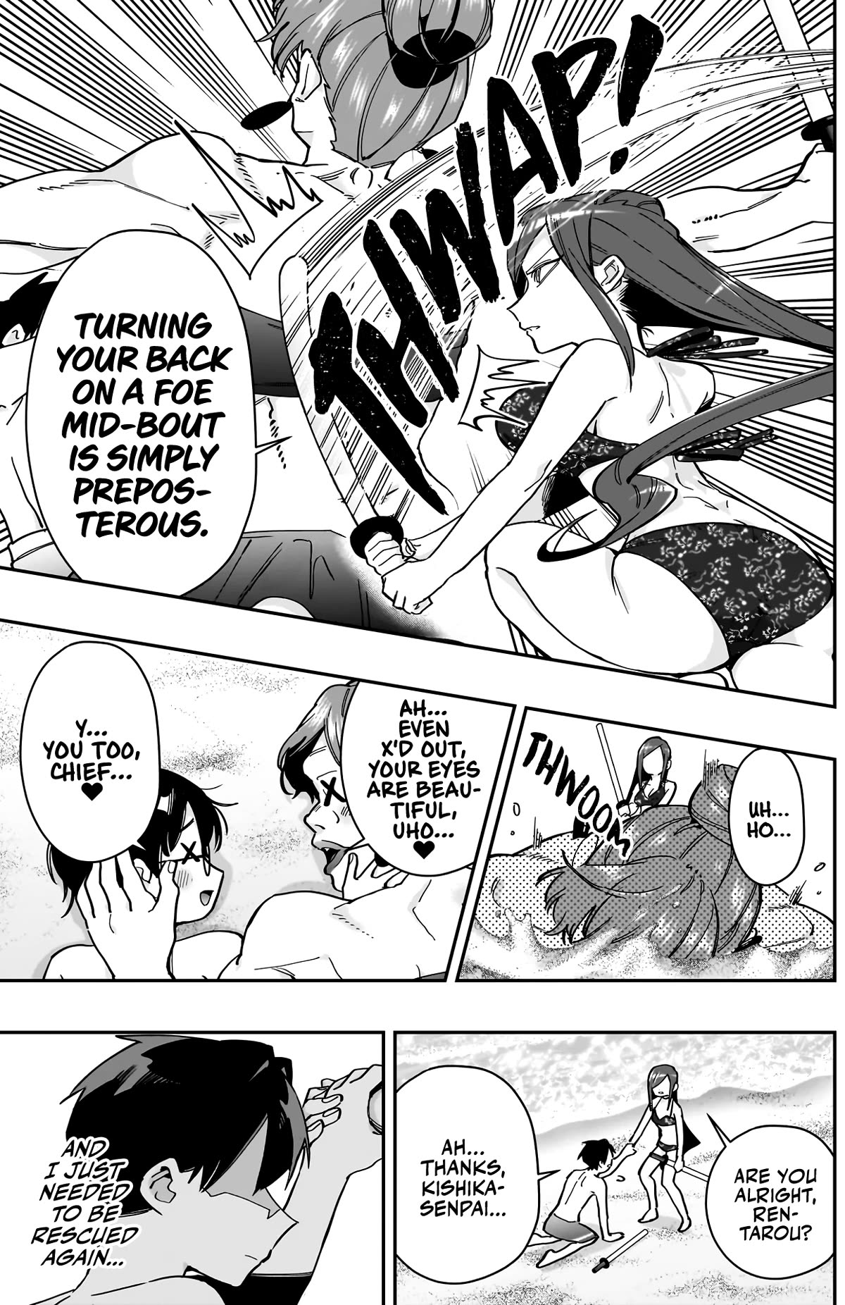 The 100 Girlfriends Who Really, Really, Really, Really, Really Love You Chapter 166 page 8 - Chapter 166: The Beach Swordfighting Couple Tag Tournament