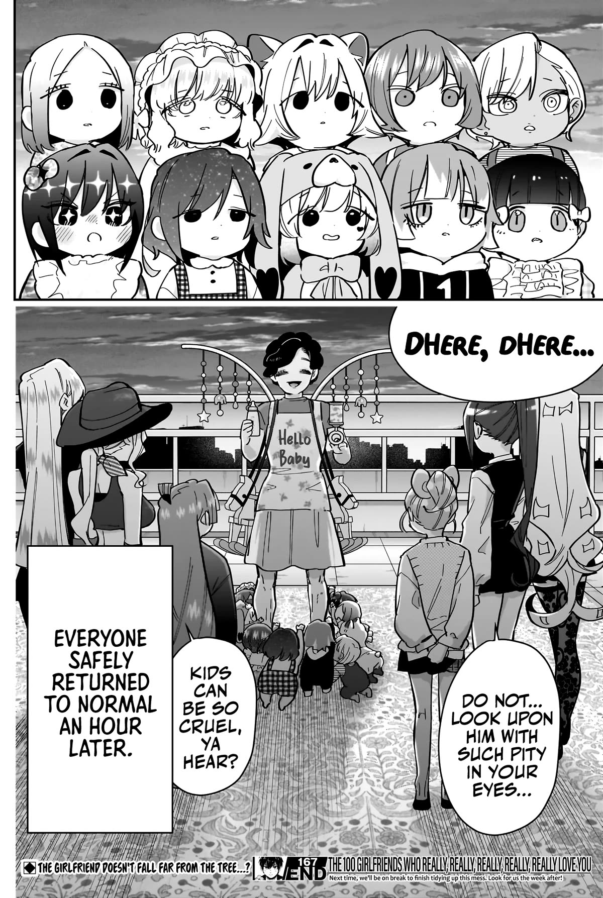 The 100 Girlfriends Who Really, Really, Really, Really, Really Love You Chapter 167 page 21 - Chapter 167: Everybody Was a Baby at Some Point Returns Returns