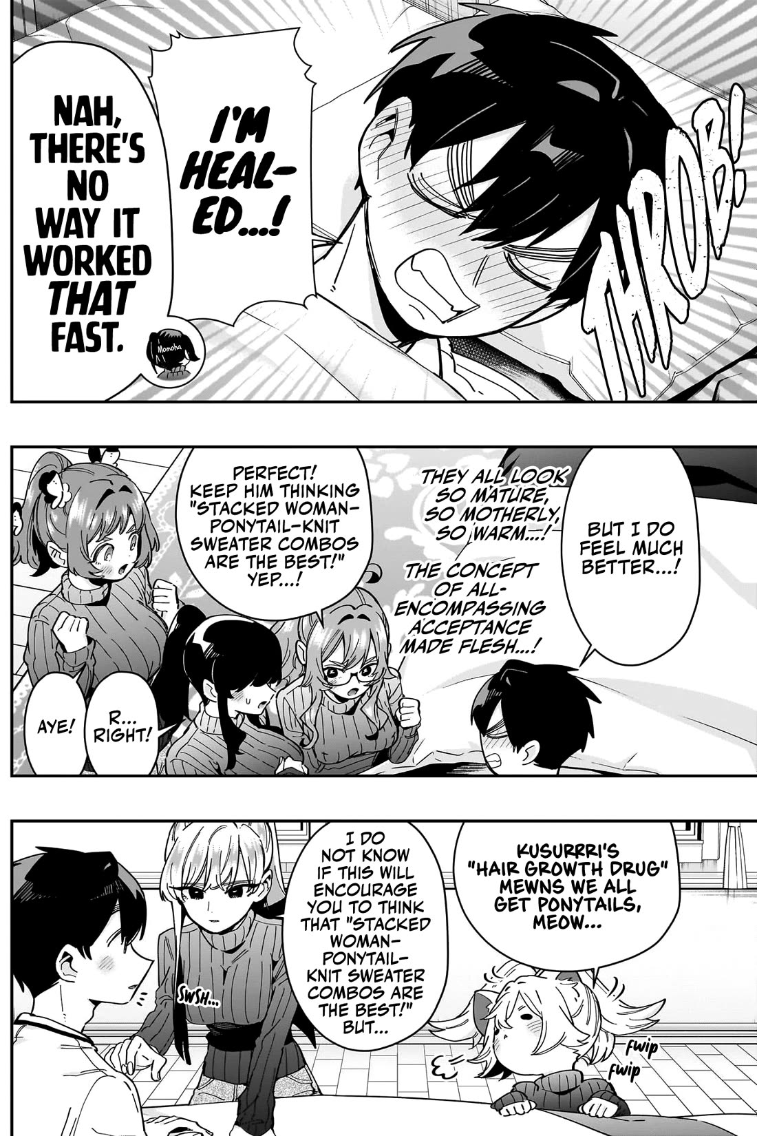 The 100 Girlfriends Who Really, Really, Really, Really, Really Love You Chapter 171 page 6 - Chapter 171: The Stacked Woman—Ponytail—Knit Sweater Combo Chapter