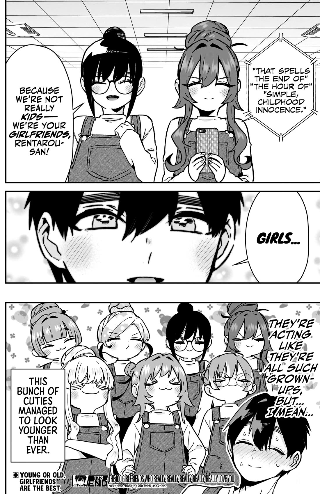 The 100 Girlfriends Who Really, Really, Really, Really, Really Love You Chapter 173 page 19 - Chapter 173: The Small Girl—Hairbun—Overalls Combo Chapter