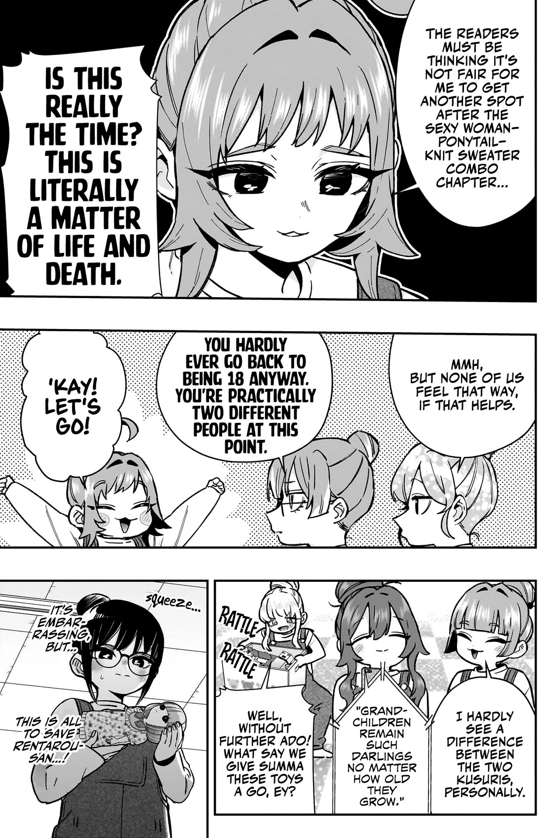 The 100 Girlfriends Who Really, Really, Really, Really, Really Love You Chapter 173 page 5 - Chapter 173: The Small Girl—Hairbun—Overalls Combo Chapter