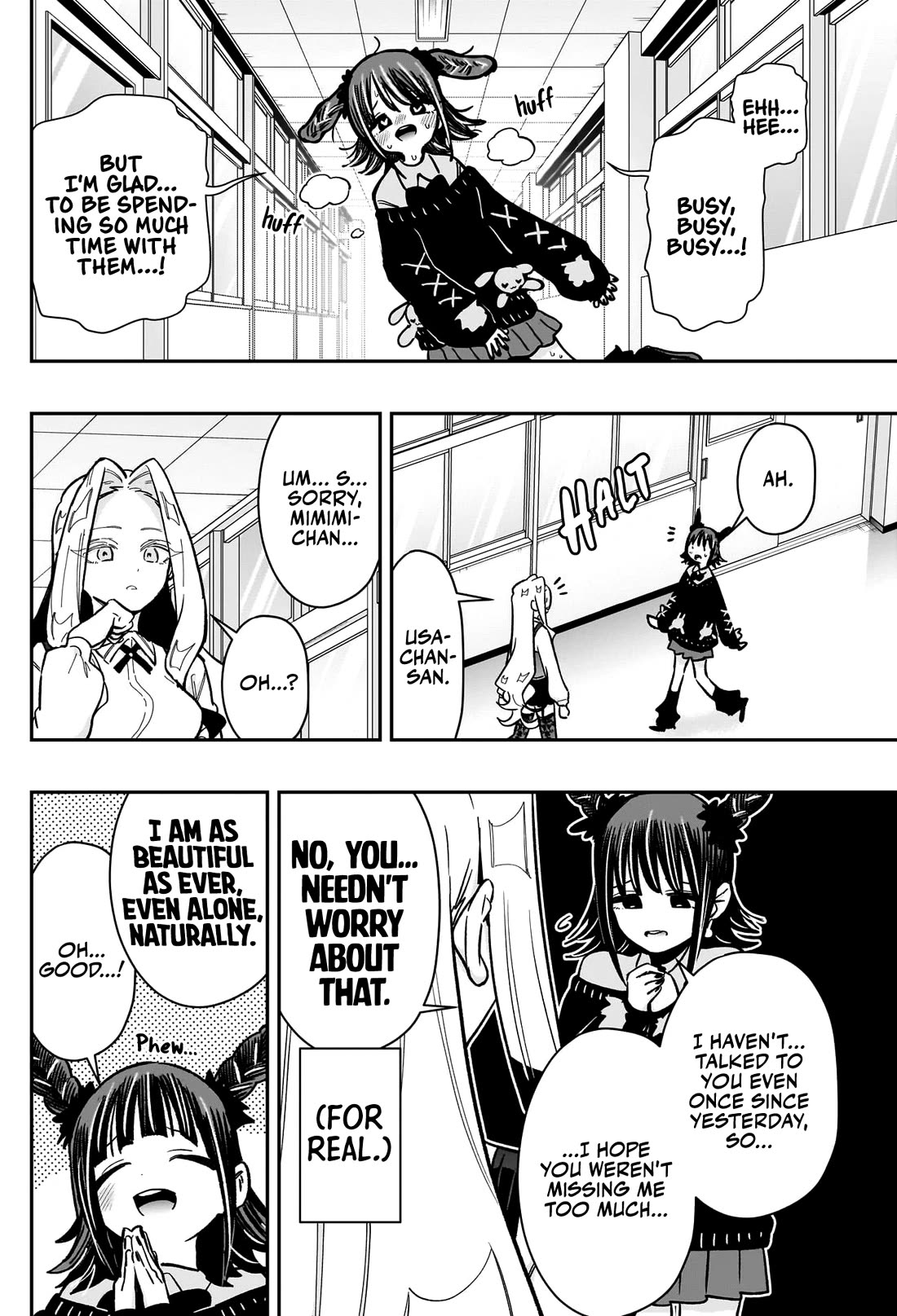 The 100 Girlfriends Who Really, Really, Really, Really, Really Love You Chapter 174 page 17 - Chapter 174: Usa-chan is Clingy