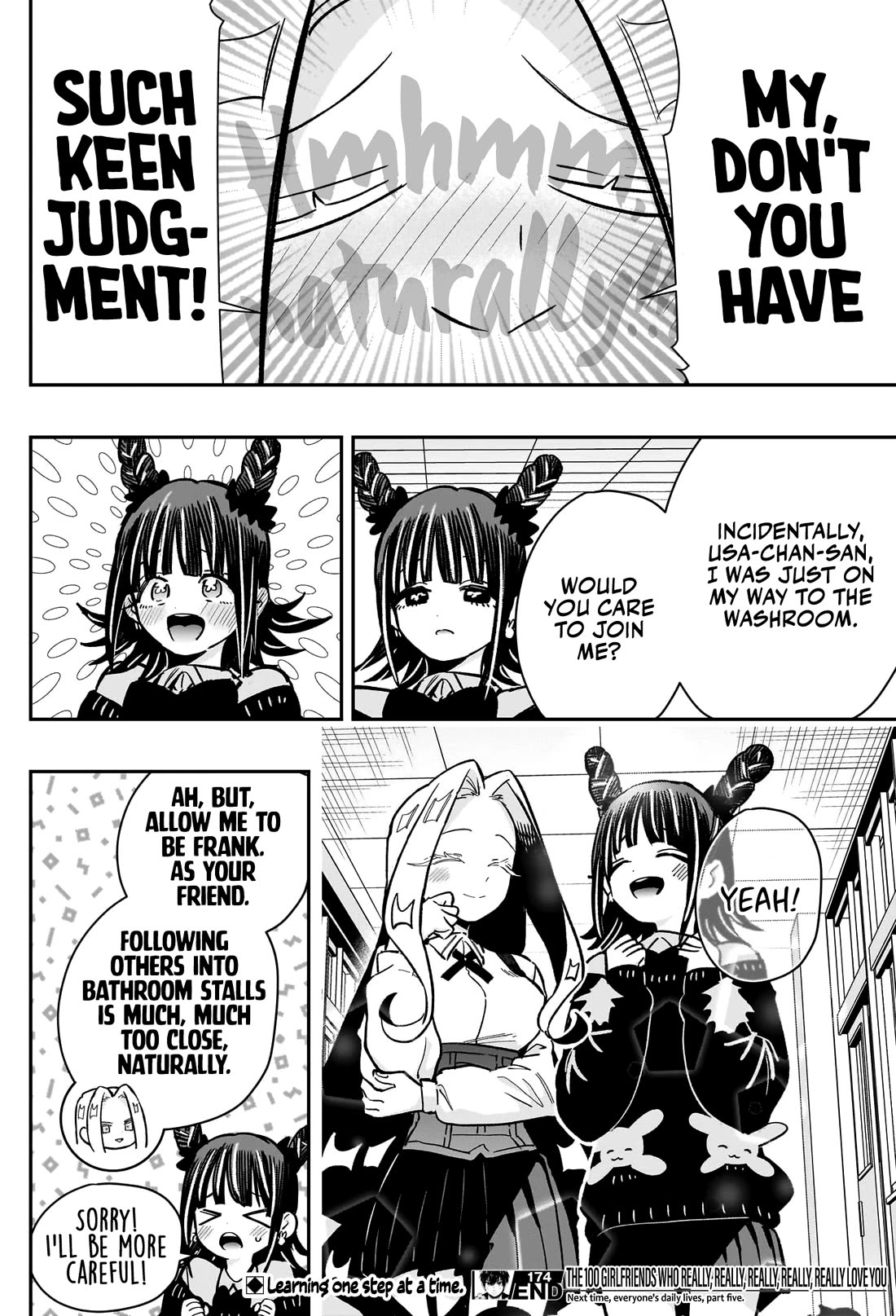 The 100 Girlfriends Who Really, Really, Really, Really, Really Love You Chapter 174 page 19 - Chapter 174: Usa-chan is Clingy
