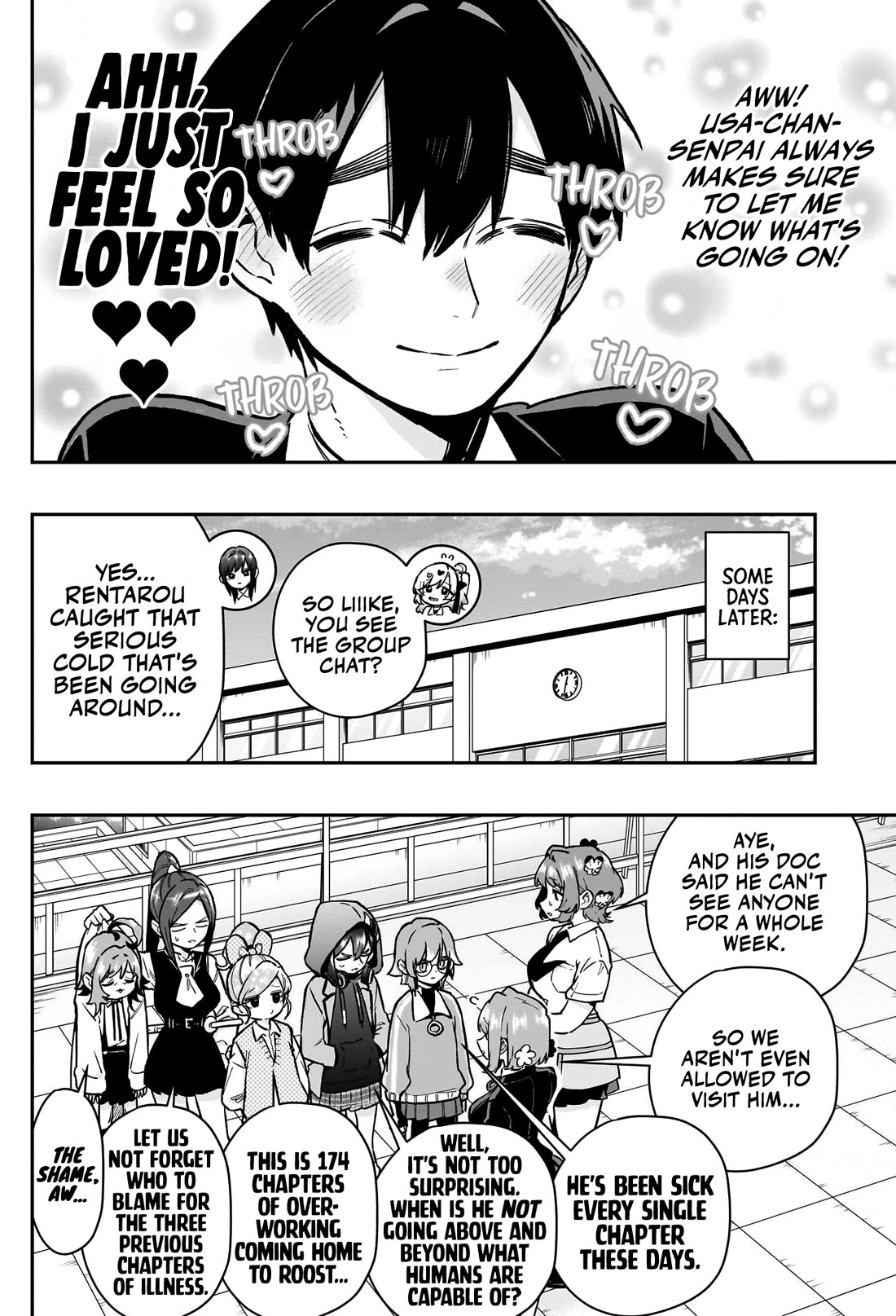 The 100 Girlfriends Who Really, Really, Really, Really, Really Love You Chapter 174 page 3 - Chapter 174: Usa-chan is Clingy