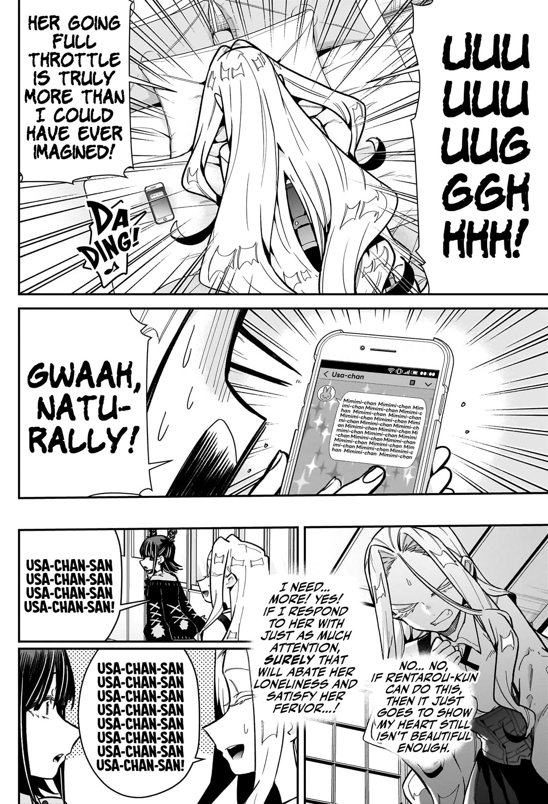 The 100 Girlfriends Who Really, Really, Really, Really, Really Love You Chapter 174 page 8 - Chapter 174: Usa-chan is Clingy