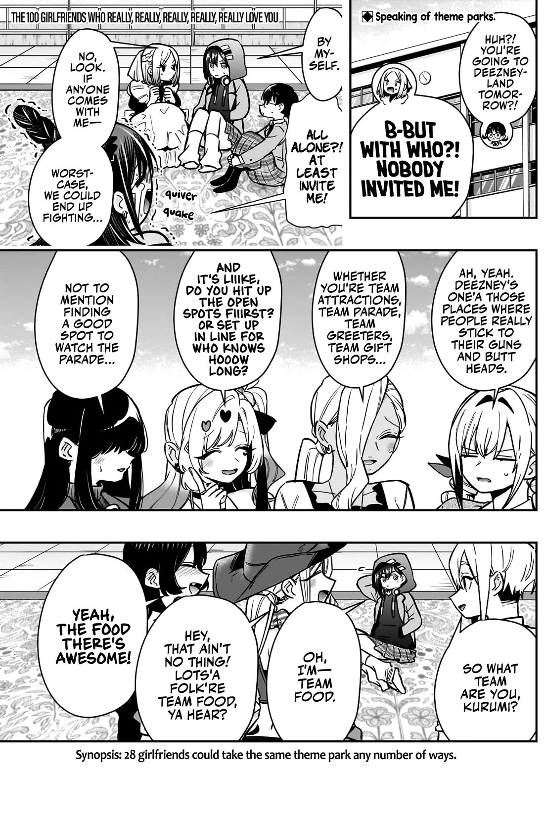 The 100 Girlfriends Who Really, Really, Really, Really, Really Love You Chapter 176 page 2 - Chapter 176: Kurumi Gorging at Deezney