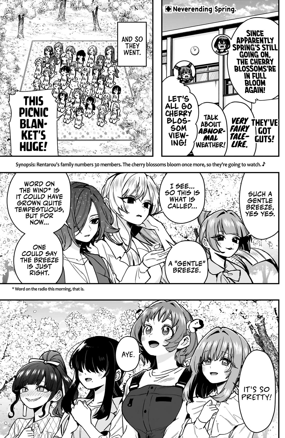 The 100 Girlfriends Who Really, Really, Really, Really, Really Love You Chapter 179 page 2 - Chapter 179: Rentarou’s Family’s Flower Viewing