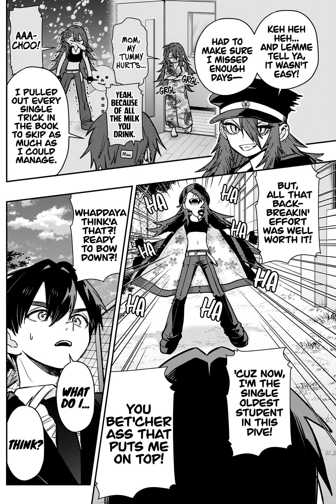 The 100 Girlfriends Who Really, Really, Really, Really, Really Love You Chapter 186 page 9 - Chapter 186: Ohana High's Shadow Bancho
