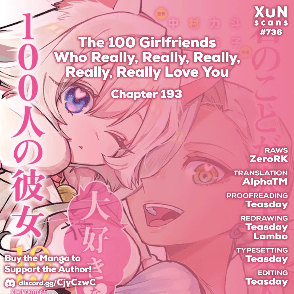 The 100 Girlfriends Who Really, Really, Really, Really, Really Love You Chapter 193 page 1 - Chapter 193: Meme Knitting and Tama the Kitty / Meme and Kurumi's Back-Alley Expedition