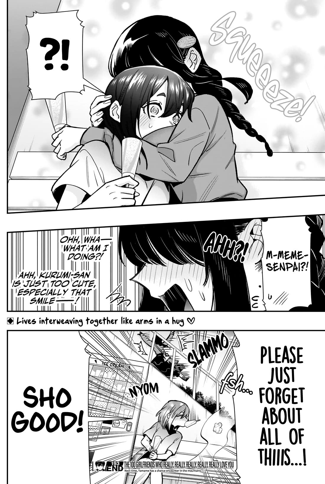 The 100 Girlfriends Who Really, Really, Really, Really, Really Love You Chapter 193 page 21 - Chapter 193: Meme Knitting and Tama the Kitty / Meme and Kurumi's Back-Alley Expedition