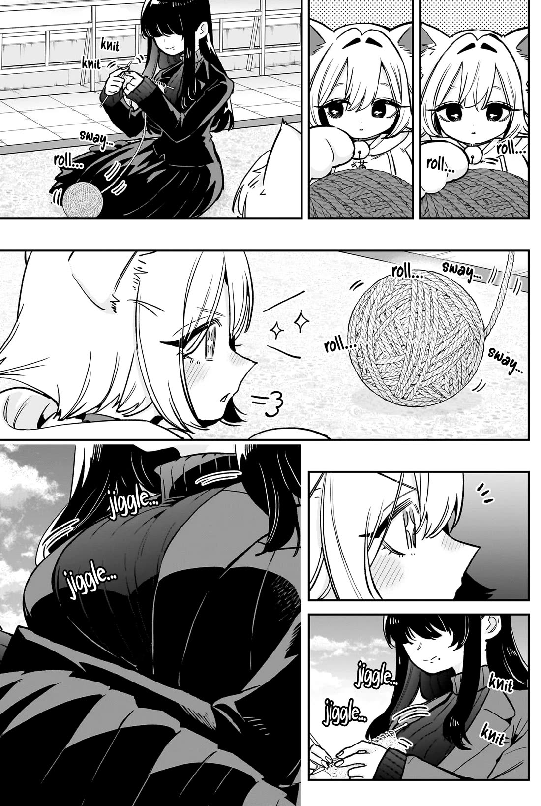 The 100 Girlfriends Who Really, Really, Really, Really, Really Love You Chapter 193 page 4 - Chapter 193: Meme Knitting and Tama the Kitty / Meme and Kurumi's Back-Alley Expedition
