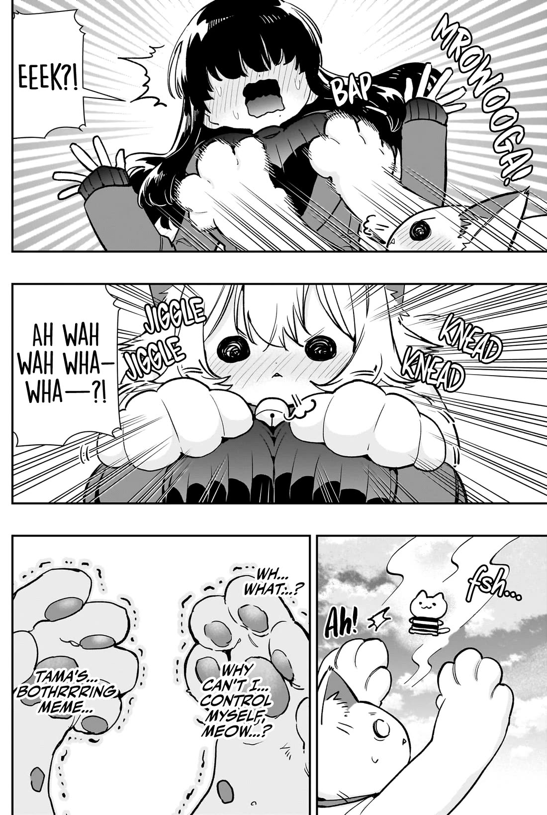 The 100 Girlfriends Who Really, Really, Really, Really, Really Love You Chapter 193 page 5 - Chapter 193: Meme Knitting and Tama the Kitty / Meme and Kurumi's Back-Alley Expedition