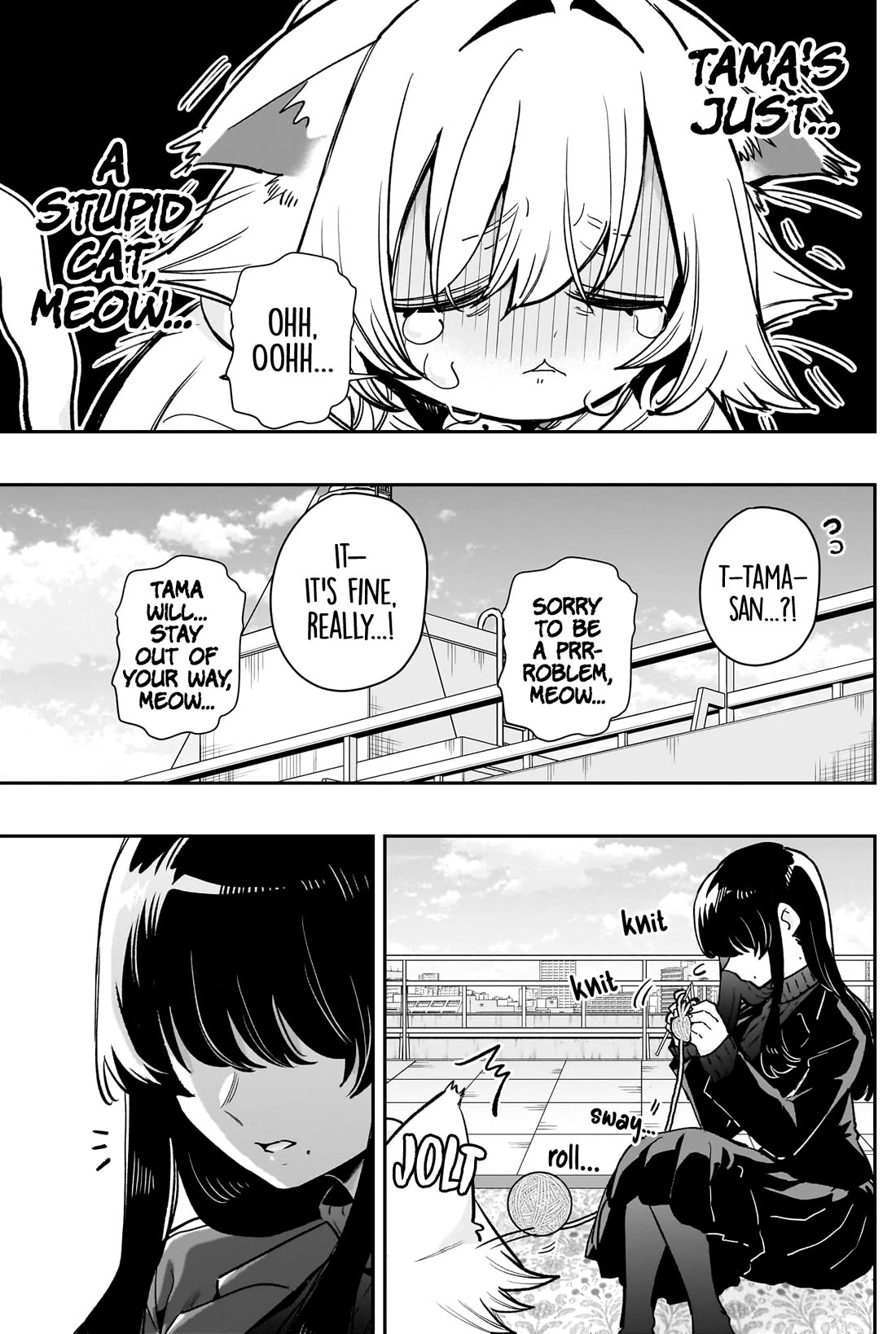 The 100 Girlfriends Who Really, Really, Really, Really, Really Love You Chapter 193 page 6 - Chapter 193: Meme Knitting and Tama the Kitty / Meme and Kurumi's Back-Alley Expedition