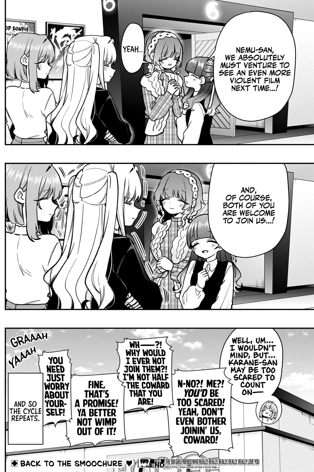 The 100 Girlfriends Who Really, Really, Really, Really, Really Love You Chapter 198 page 21 - Chapter 198: The Theater of Thrills and Violence