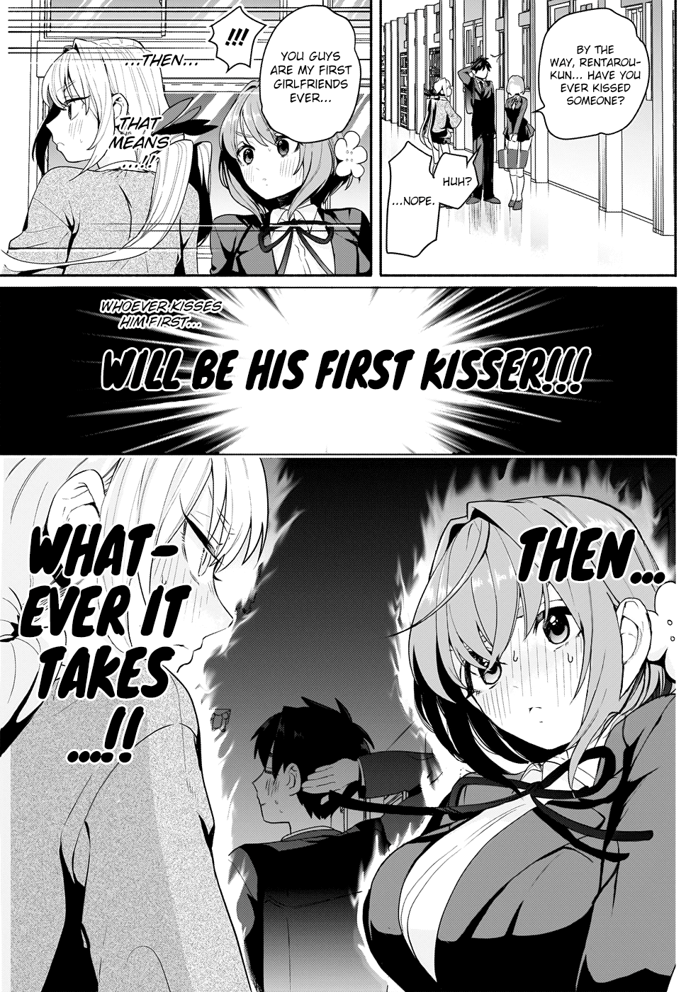 The 100 Girlfriends Who Really, Really, Really, Really, Really Love You Chapter 2 page 11 - Chapter 2: The First Kiss