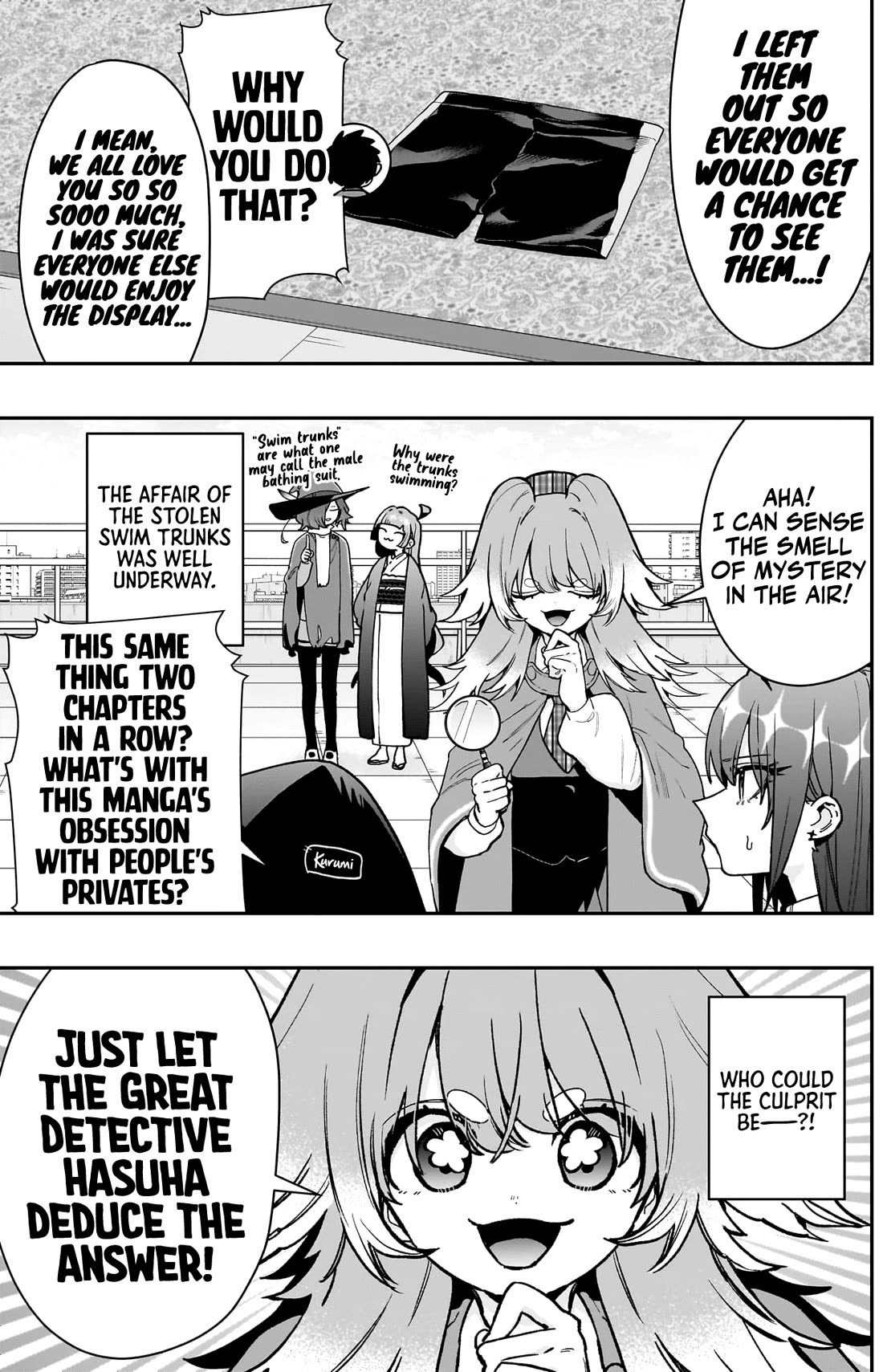The 100 Girlfriends Who Really, Really, Really, Really, Really Love You Chapter 205 page 4 - Chapter 205: Great Detective Hasuha and the Mysterious Affair at Rentarou's Family