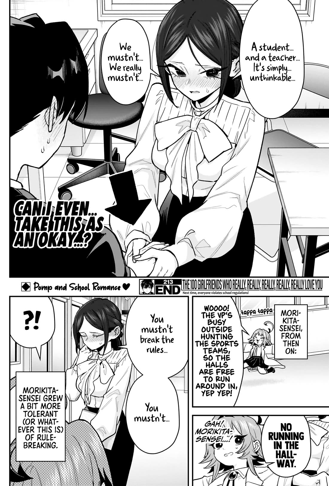 The 100 Girlfriends Who Really, Really, Really, Really, Really Love You Chapter 213 page 21 - Chapter 213: Morikita-sensei the Guidance Counselor