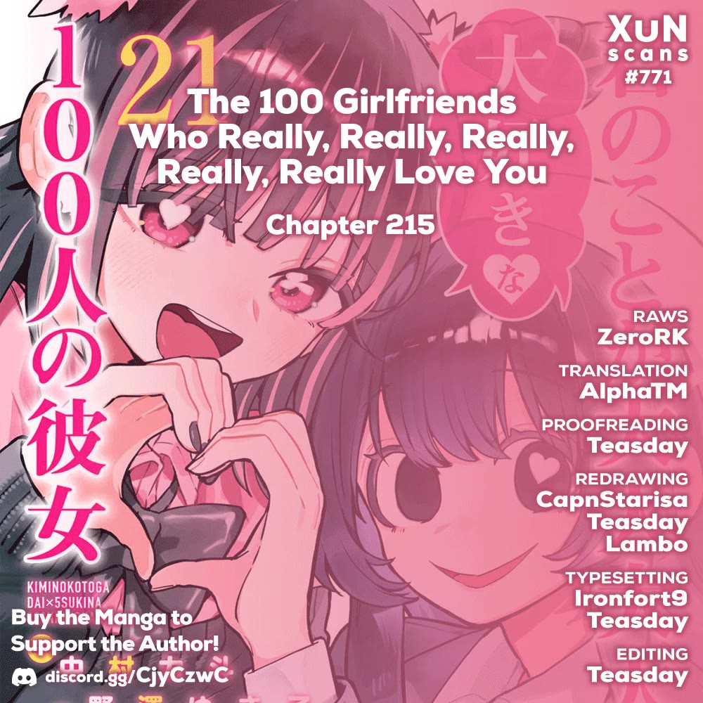 The 100 Girlfriends Who Really, Really, Really, Really, Really Love You Chapter 215 page 1 - Chapter 215