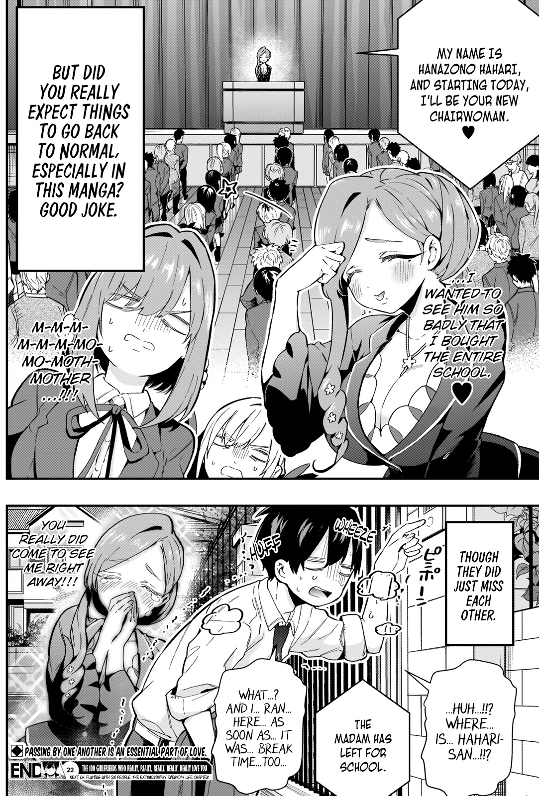 The 100 Girlfriends Who Really, Really, Really, Really, Really Love You Chapter 22 page 21 - Chapter 22: Members of the Hanazono Family