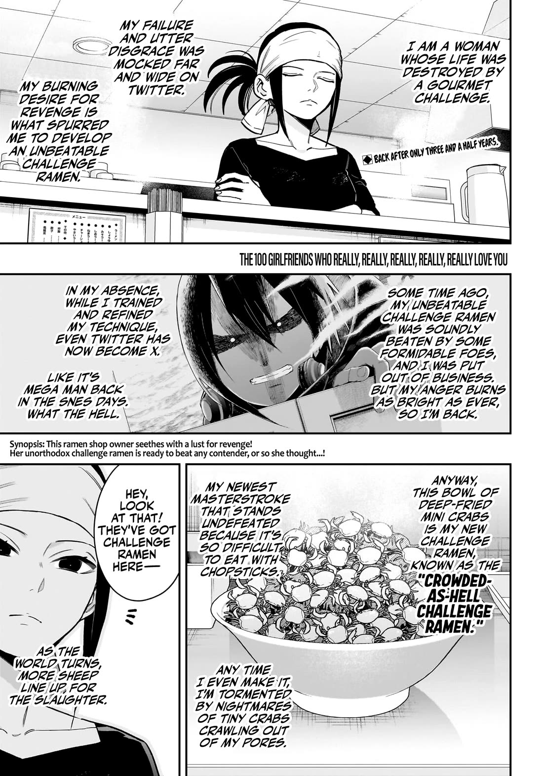The 100 Girlfriends Who Really, Really, Really, Really, Really Love You Chapter 220 page 3 - Chapter 220: Rentarou's Family vs. Challenge Ramen (Round 2)
