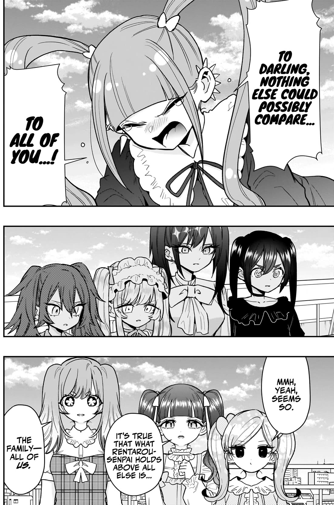The 100 Girlfriends Who Really, Really, Really, Really, Really Love You Chapter 223 page 12 - Chapter 223: Rentarou's Family's Twintails