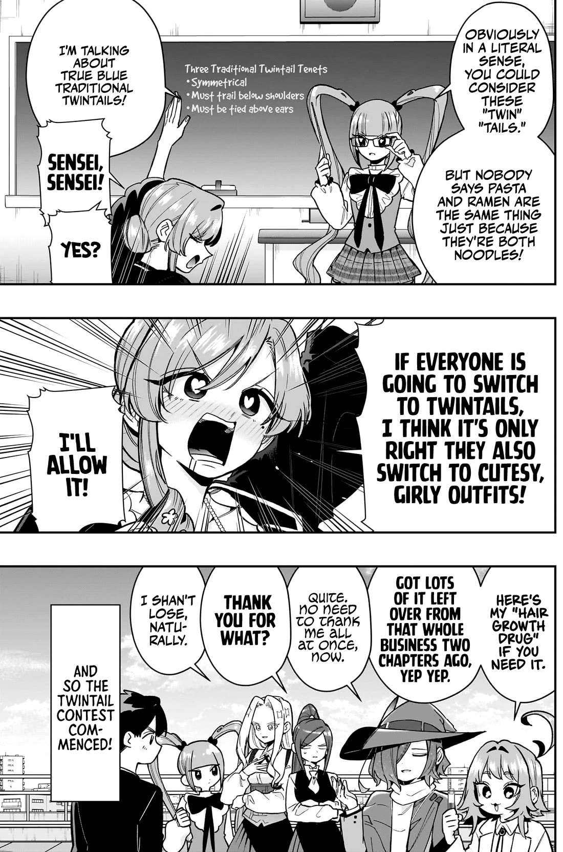 The 100 Girlfriends Who Really, Really, Really, Really, Really Love You Chapter 223 page 4 - Chapter 223: Rentarou's Family's Twintails