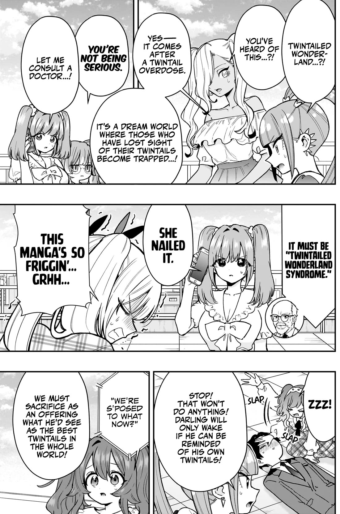 The 100 Girlfriends Who Really, Really, Really, Really, Really Love You Chapter 223 page 9 - Chapter 223: Rentarou's Family's Twintails