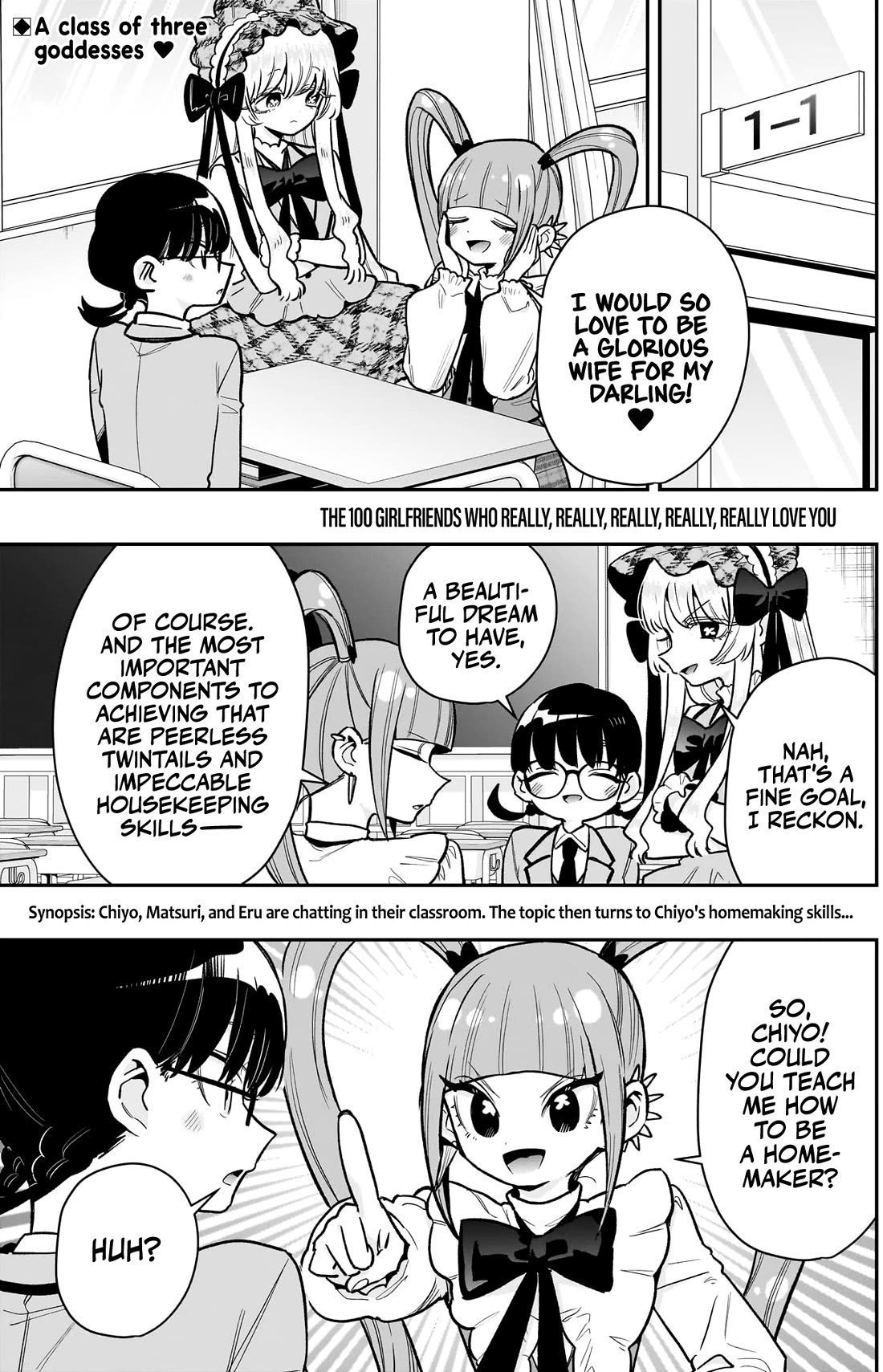 The 100 Girlfriends Who Really, Really, Really, Really, Really Love You Chapter 225 page 2 - Chapter 225: The Junior High Homemaking Sleepover