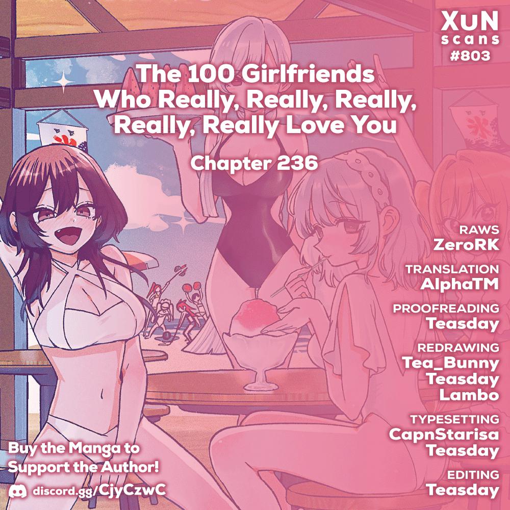 The 100 Girlfriends Who Really, Really, Really, Really, Really Love You Chapter 236 page 1 - Chapter 236