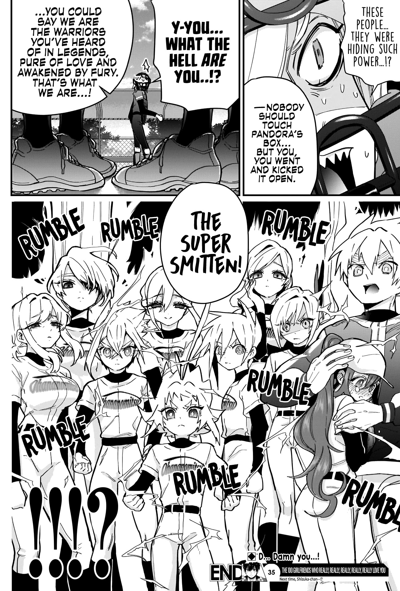 The 100 Girlfriends Who Really, Really, Really, Really, Really Love You Chapter 35 page 19 - Chapter 35: J-Just Having Nine Players Doesn't Instantly Make Baseball Easy!