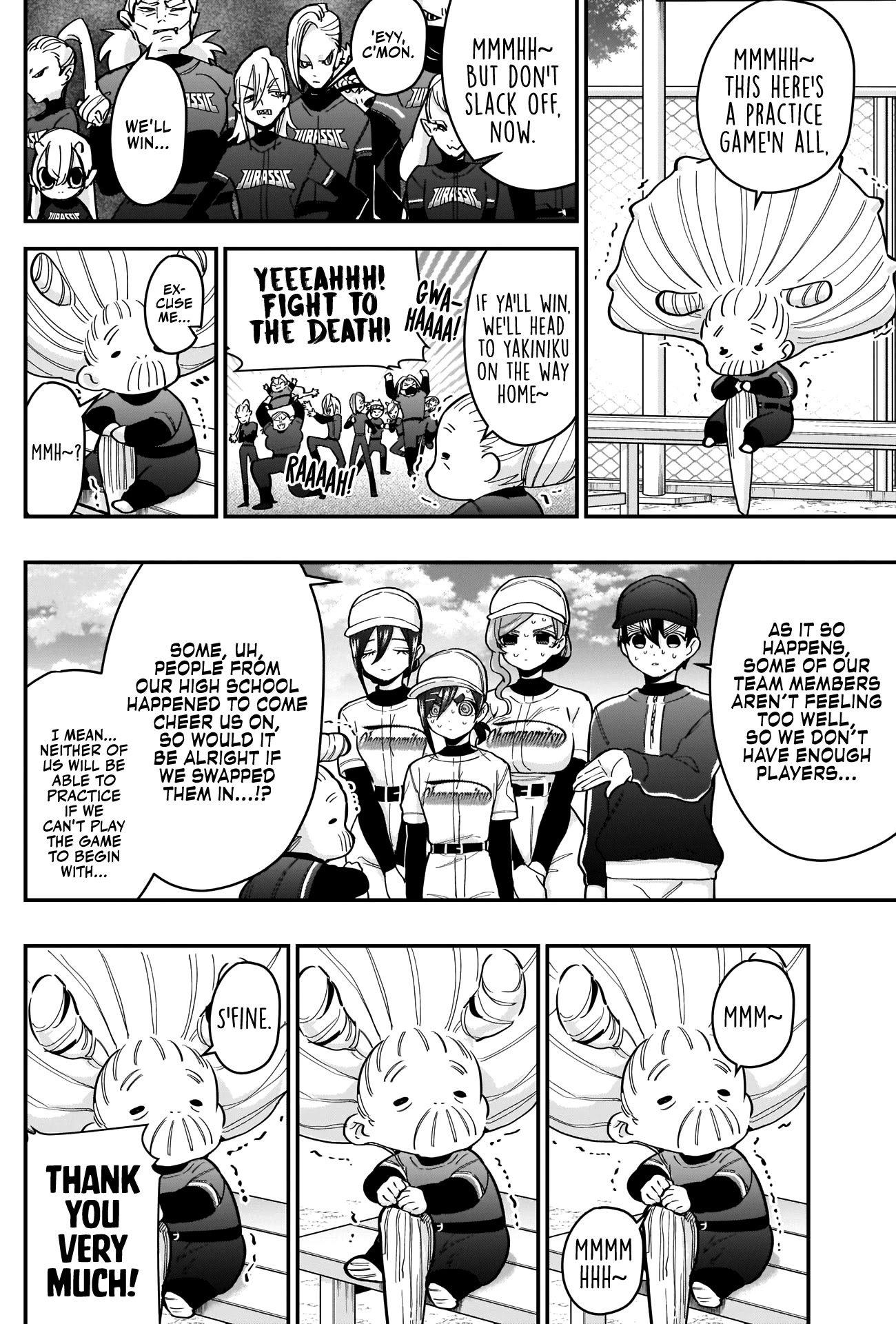 The 100 Girlfriends Who Really, Really, Really, Really, Really Love You Chapter 35 page 3 - Chapter 35: J-Just Having Nine Players Doesn't Instantly Make Baseball Easy!