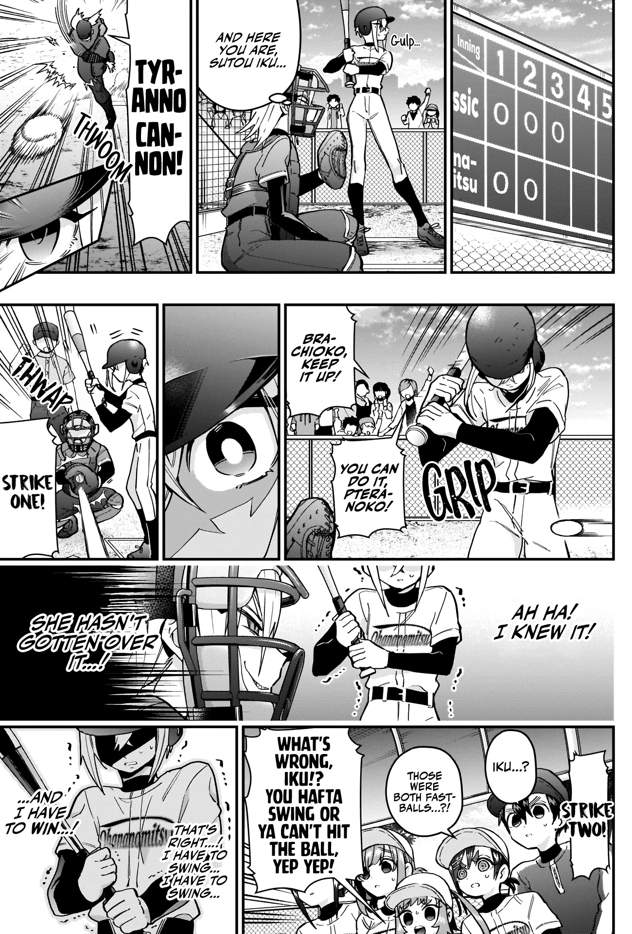 The 100 Girlfriends Who Really, Really, Really, Really, Really Love You Chapter 35 page 8 - Chapter 35: J-Just Having Nine Players Doesn't Instantly Make Baseball Easy!