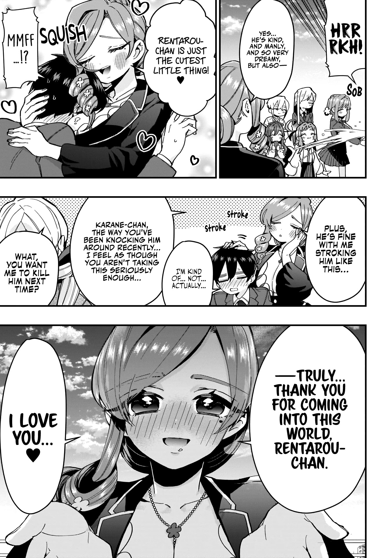 The 100 Girlfriends Who Really, Really, Really, Really, Really Love You Chapter 37 page 12 - Chapter 37: I Love, Love, Love You ❤