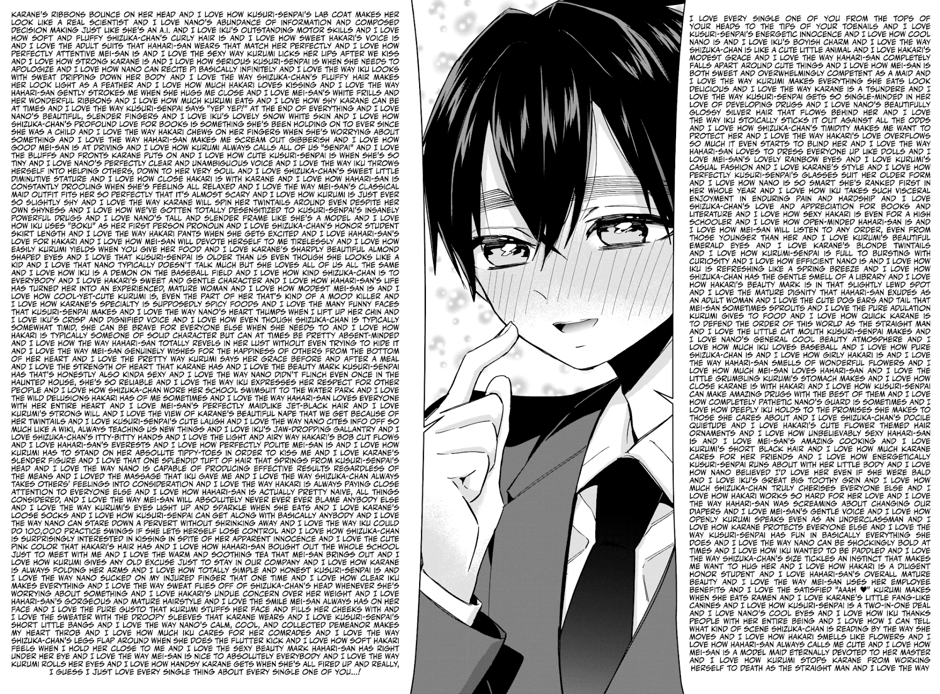 The 100 Girlfriends Who Really, Really, Really, Really, Really Love You Chapter 37 page 17 - Chapter 37: I Love, Love, Love You ❤