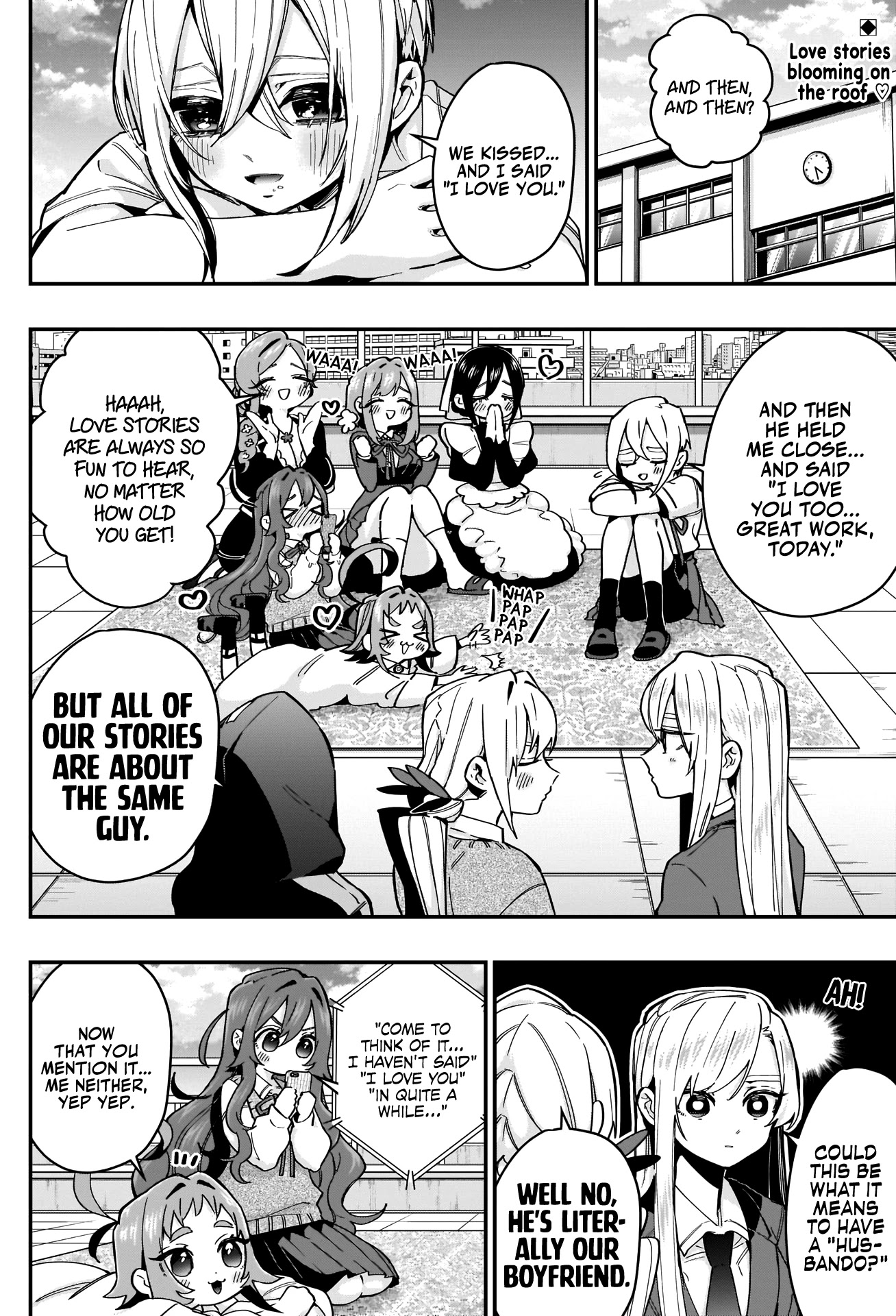 The 100 Girlfriends Who Really, Really, Really, Really, Really Love You Chapter 37 page 3 - Chapter 37: I Love, Love, Love You ❤