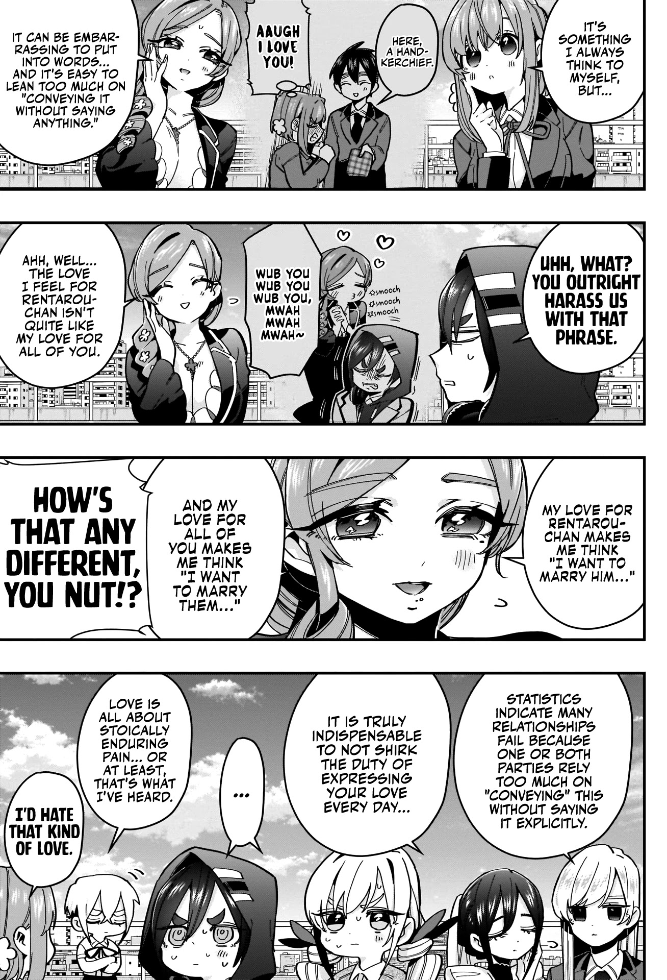 The 100 Girlfriends Who Really, Really, Really, Really, Really Love You Chapter 37 page 4 - Chapter 37: I Love, Love, Love You ❤